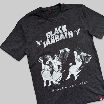 Heaven and Hell Black Sabbath Music Tshirt In India By Silly Punter