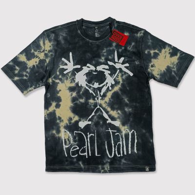 Oversized Alive Pearl jam music tie dye tshirt in India by silly punter