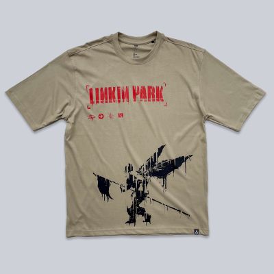 Oversized Linkin Park Paint Splatter music tshirt In India by silly punter