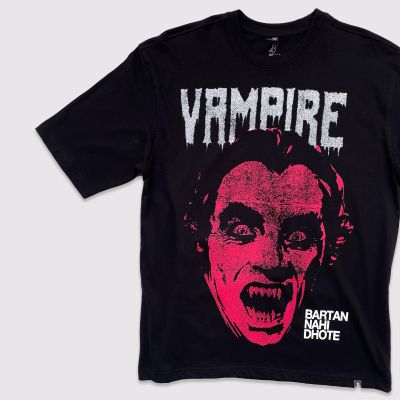 Oversized Vampire Graphic printed tshirt in India by silly punter