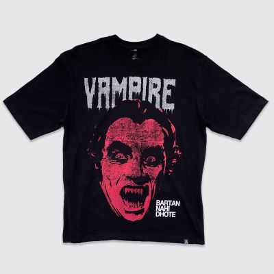 Oversized Vampire Graphic printed tshirt in India by silly punter