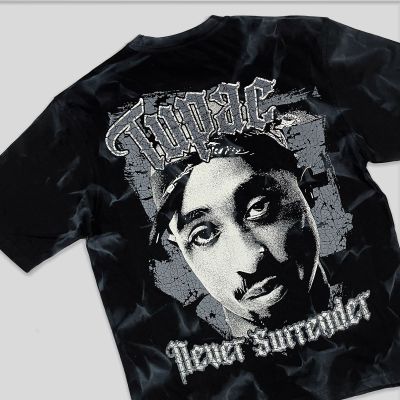 Oversized Never Surrender Tupac Hip Hop Music Tshirt In India by Silly Punter