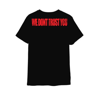 We don't trust you Metro and future hip hop music tshirt in India by silly punter