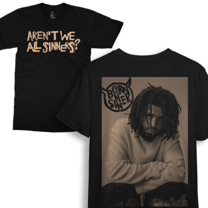 Born Sinner J Cole Hip Hop Music Tshirt In India