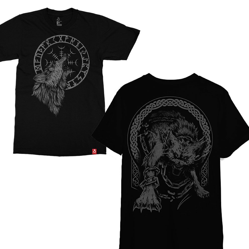 Fenrir Vikings Tv Show Tshirt In India