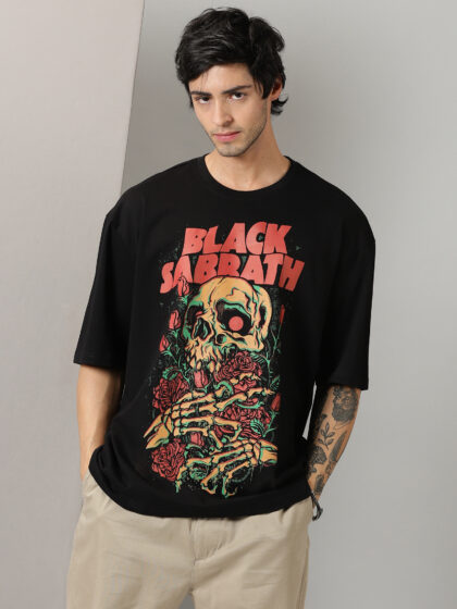 Oversized Black Sabbath Music Tshirt In India By Silly Punter