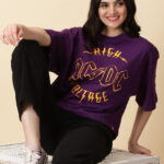 Os High Voltage AC DC Women Oversized Croped Tshirt In India By Silly Punter