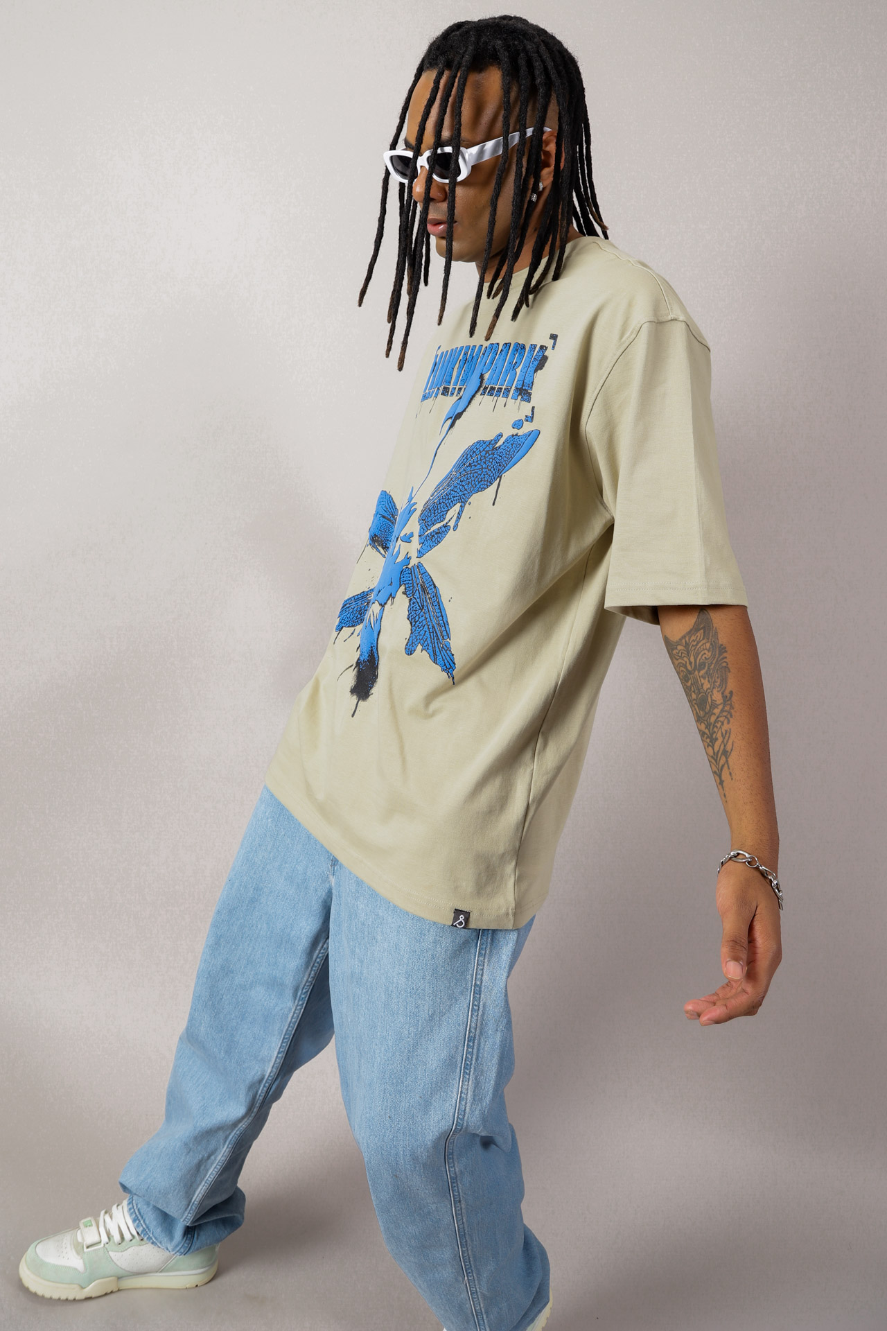 Oversized LP Hybrid Theory Linkin Park Music Band Tshirt In India By Silly Punter