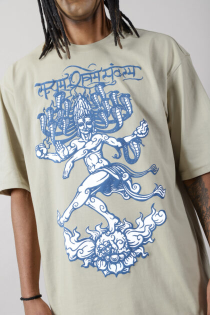 Oversized Satyam Shivam Sundaram Lord Shiva Shivji Tshirt In India by Silly Punter