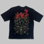 Oversized World Painted Blood Slayer Music Tshirt In India By silly punter