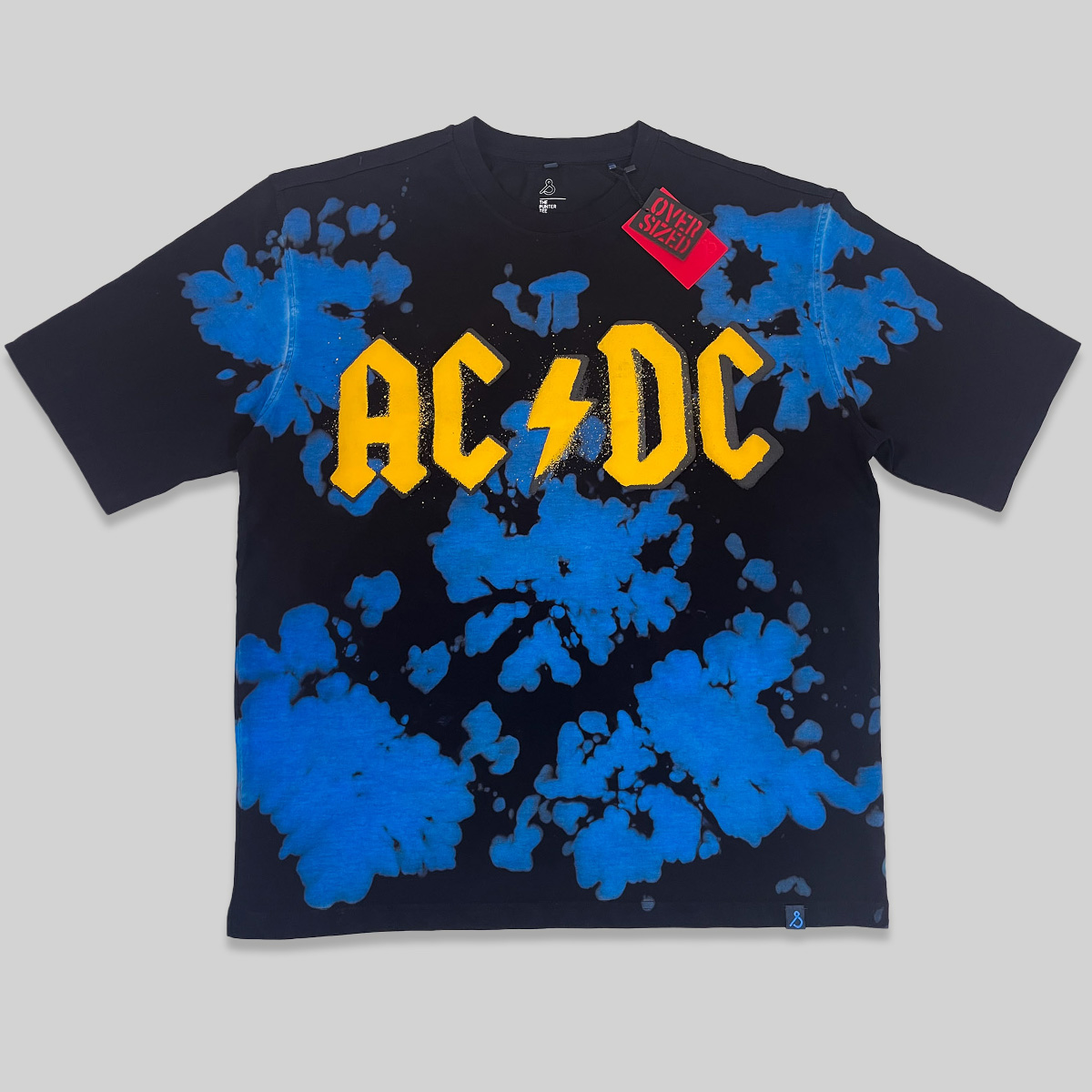 Oversized Thunderstruck AC DC Graphic Tshirt In India by silly punter