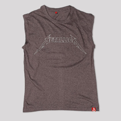 Metallica Sleeveless Music Tshirt In India by Silly Punter