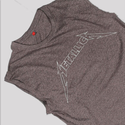 Metallica Sleeveless Music Tshirt In India by Silly Punter