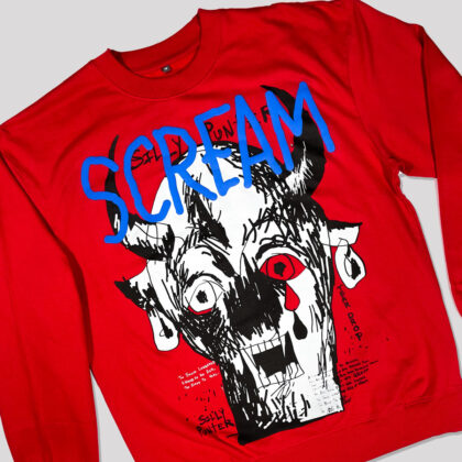 Oversized Scream Sweatshirt