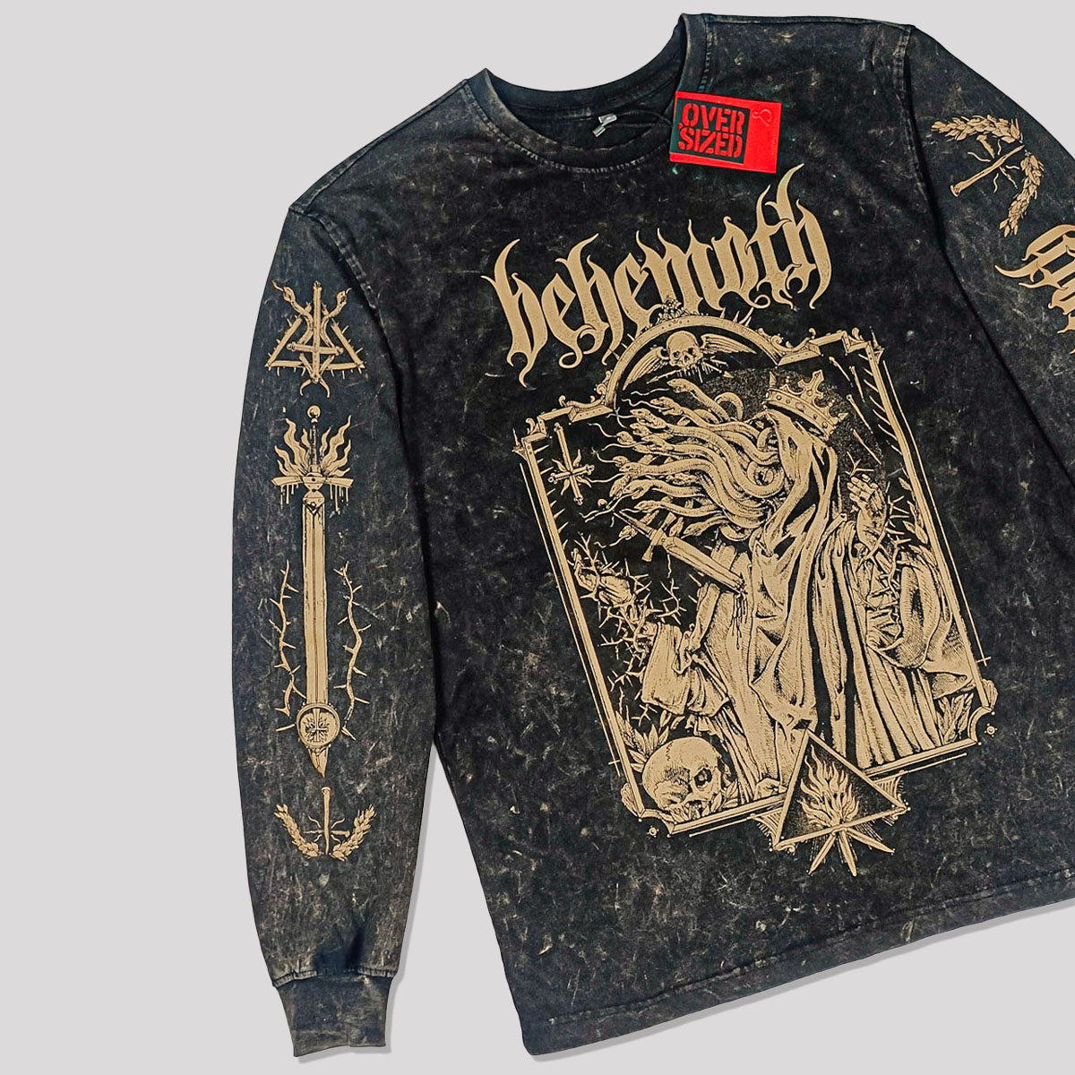 Millennium parade百鬼夜行 long sleeve TEE M Buy Full Sleeves Behemoth Oversized T-Shirts Online in India