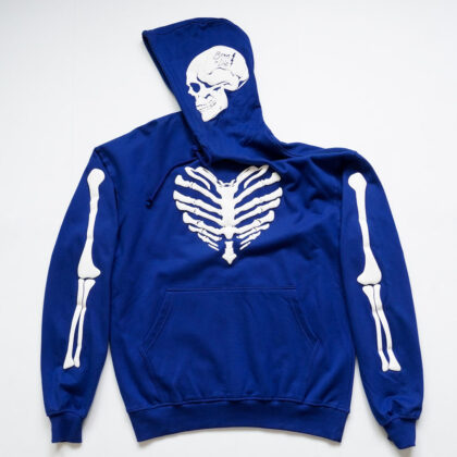 Oversized BUILT FROM BONES Blue