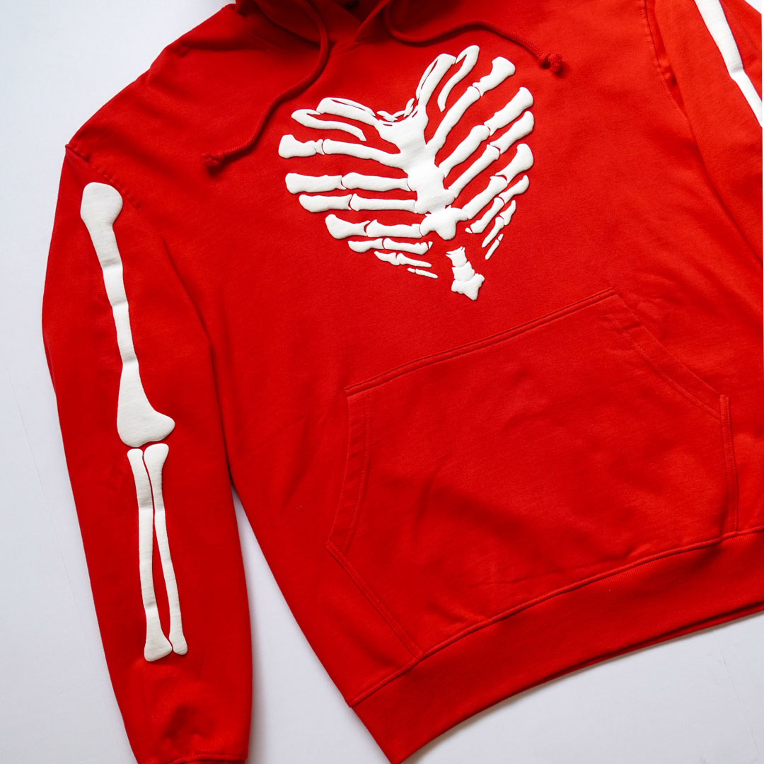 Oversized BUILT FROM BONES Red - Image 6